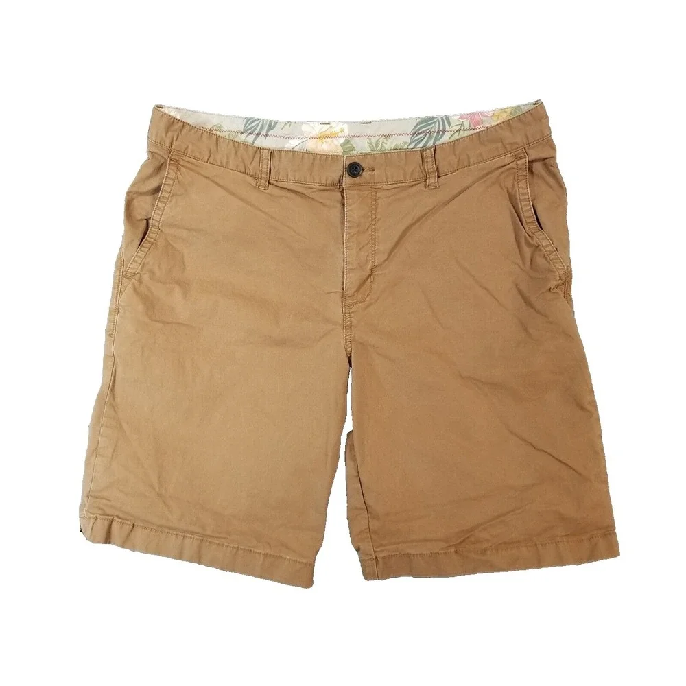 Tommy Bahama shorts men's 36x9.5 Brown‎ Flex stretch preppy outdoor